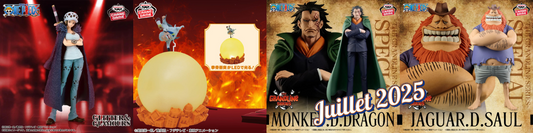 Sorties Juillet 2025 - Figurines One Piece