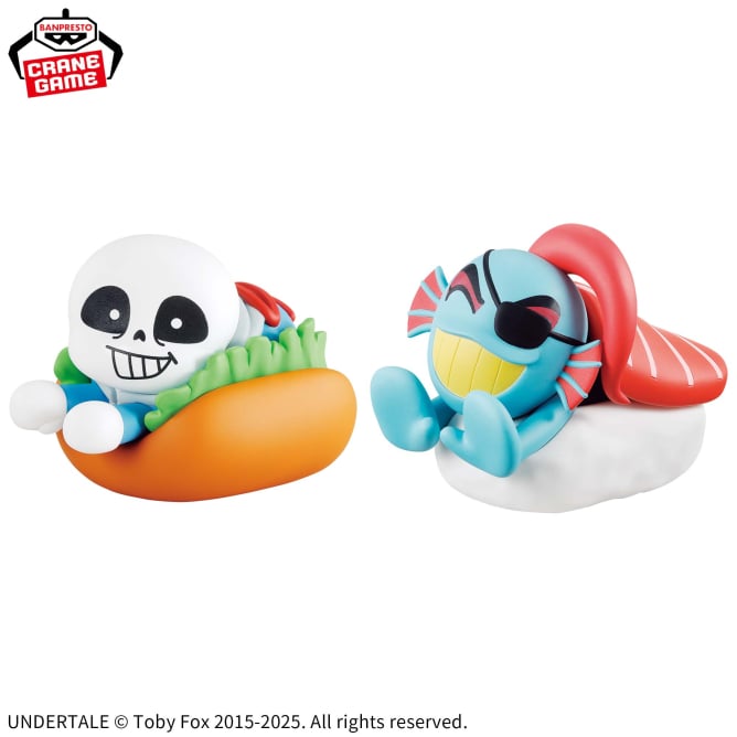 Figurine Undertale - Sans & Undyne Food Design Vol.1 - Banpresto Flo'Kaze