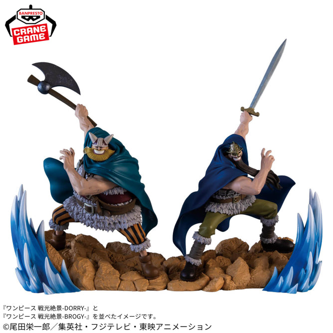 Figurine One Piece - Dorry Senkouzekkei - Banpresto Flo'Kaze