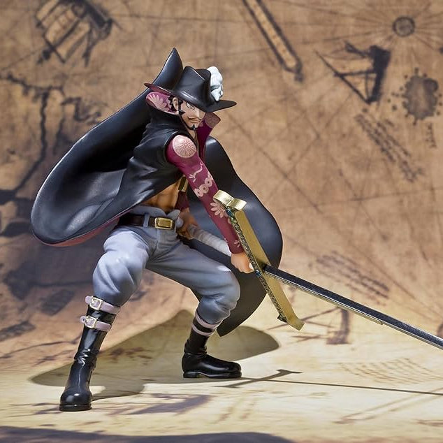 Figurine One Piece - Dracule Mihawk Figuarts Zero Battle Ver. - Tamashii Nations Flo'Kaze