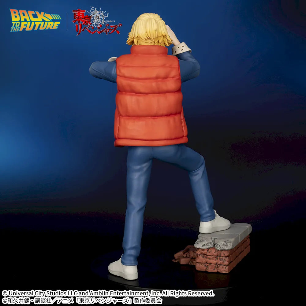 Figurine Tokyo Revengers - Sano Manjiro (Mikey) ACT/CUT Premium Back To The Future Ver. - SEGA Flo'Kaze