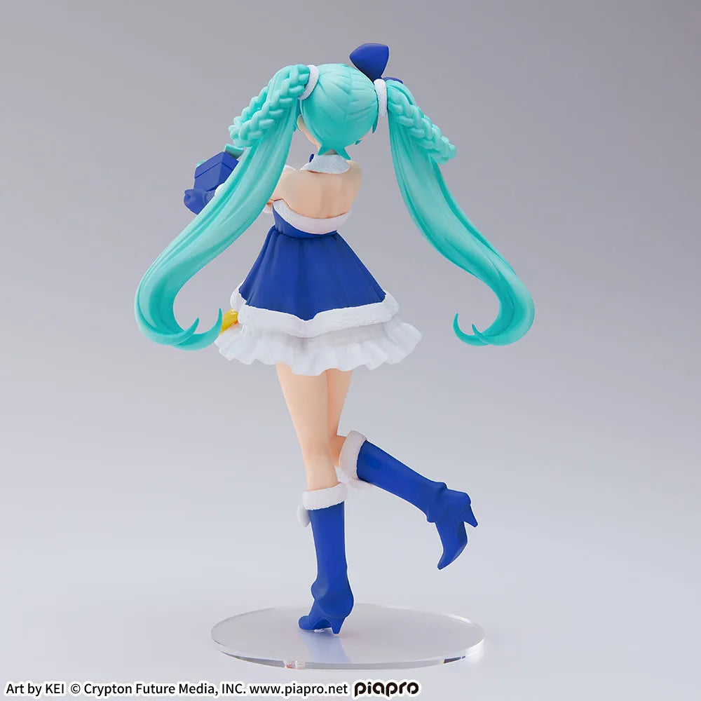 Figurine Vocaloid - Hatsune Miku High Premium Sapphire Christmas Ver. - SEGA Flo'Kaze