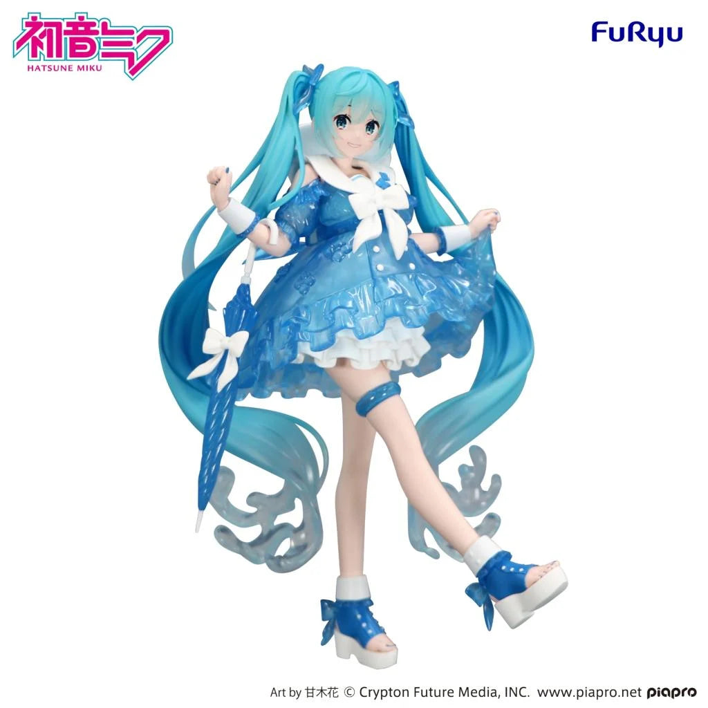 Figurine Vocaloid - Hatsune Miku Trio-Try-It Rainy Dance - FuRyu Flo'Kaze