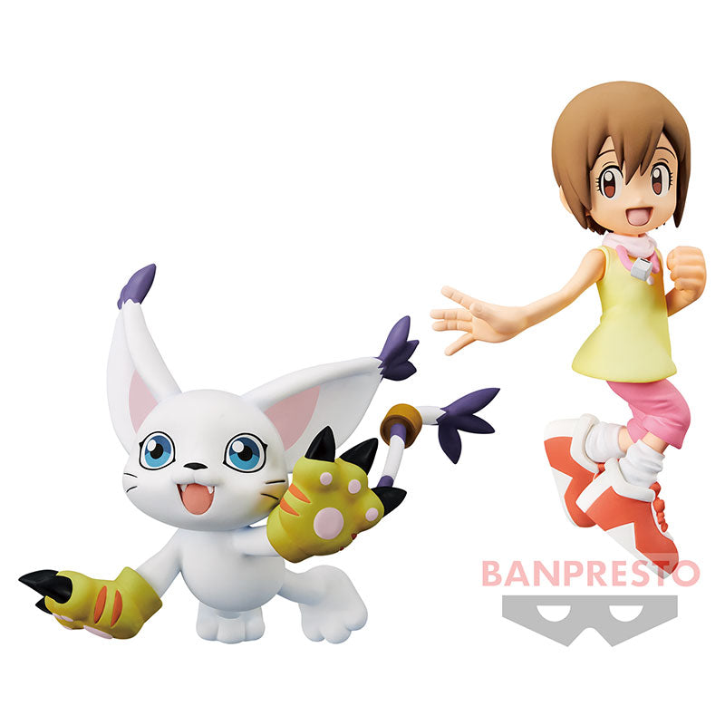 FIGURINE DIGIMON ADVENTURE - HIKARI YAGAMI & TAILMON DXF - BANPRESTO Flo'Kaze