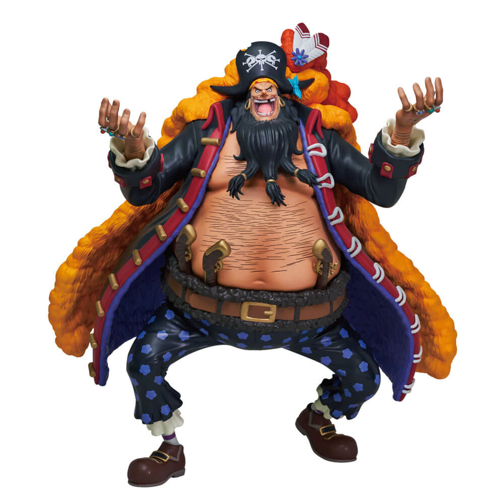 FIGURINE ONE PIECE - MARSHALL D. TEACH BARBE NOIRE FOUR NEW EMPERORS LOT B - ICHIBAN KUJI Flo'Kaze