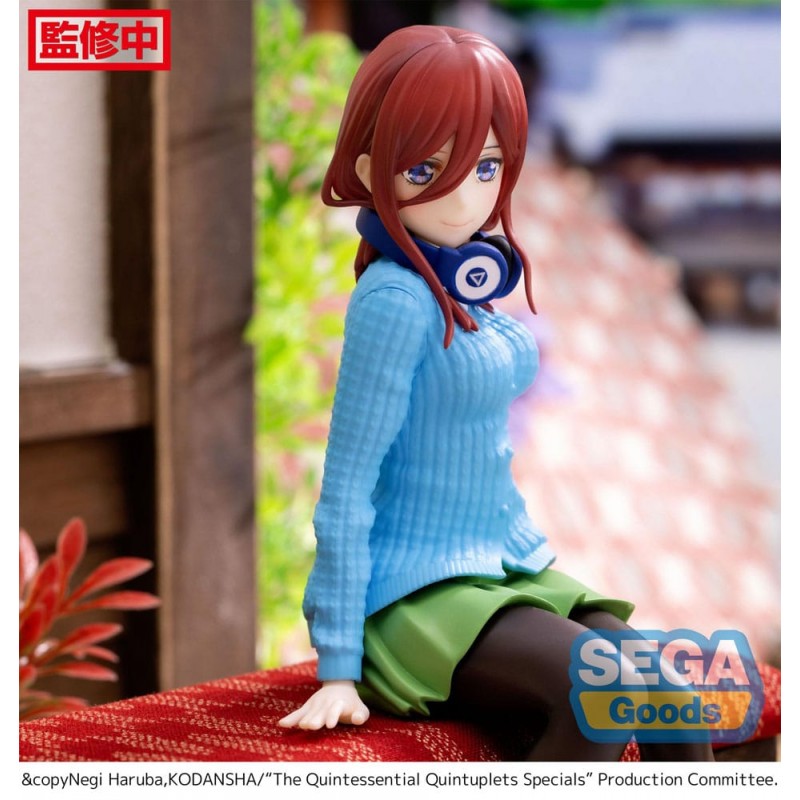 FIGURINE THE QUINTESSENTIAL QUINTUPLETS - NAKANO MIKU CHOKONOSE - SEGA Flo'Kaze