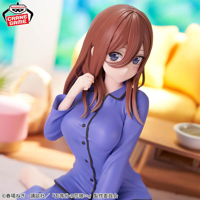 FIGURINE THE QUINTESSENTIAL QUINTUPLETS - NAKANO MIKU RELAX TIME - BANPRESTO Flo'Kaze