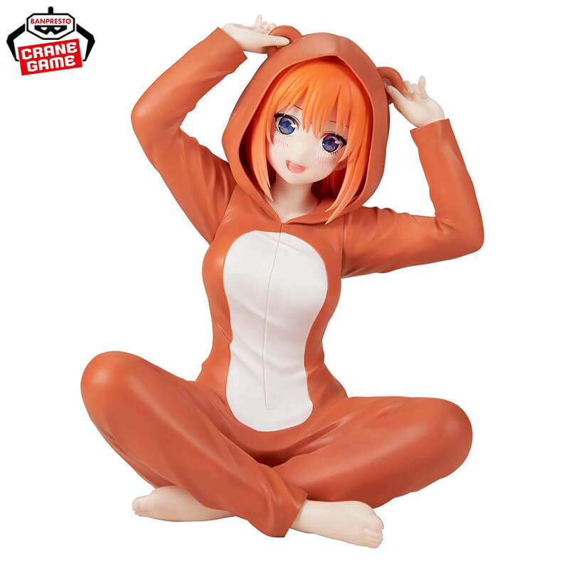 FIGURINE THE QUINTESSENTIAL QUINTUPLETS - NAKANO YOTSUBA RELAX TIME PAJAMAS VER. - BANPRESTO Flo'Kaze