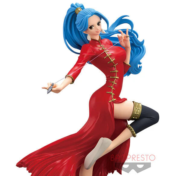 Figurine One Piece - Nefertari Vivi Treasure Cruise World Journey Vol.4 - Banpresto Flo'Kaze
