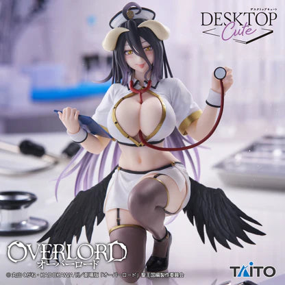 Figurine Overlord - Albedo Desktop Cute Nurse Ver. - Taito Flo'Kaze