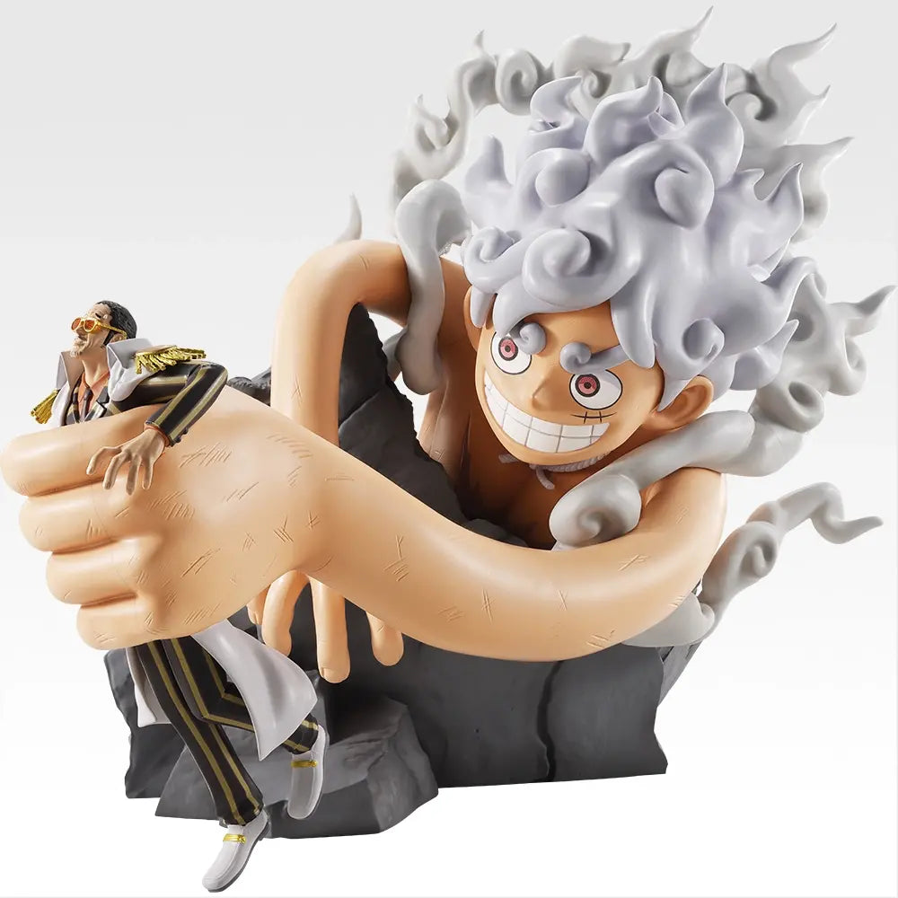 Figurine One Piece - Monkey D. Luffy Gear 5 VS Borsalino Revible Moment Ichiban Kuji Egghead Burst Of Energy Lot A - Bandai Flo'Kaze