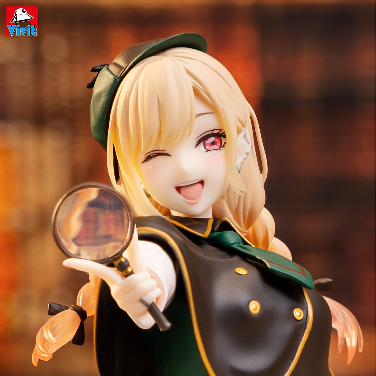 Figurine My Dress-Up Darling - Marin Kitagawa Vivit Shrine Detective Green Ver. - System Service Flo'Kaze