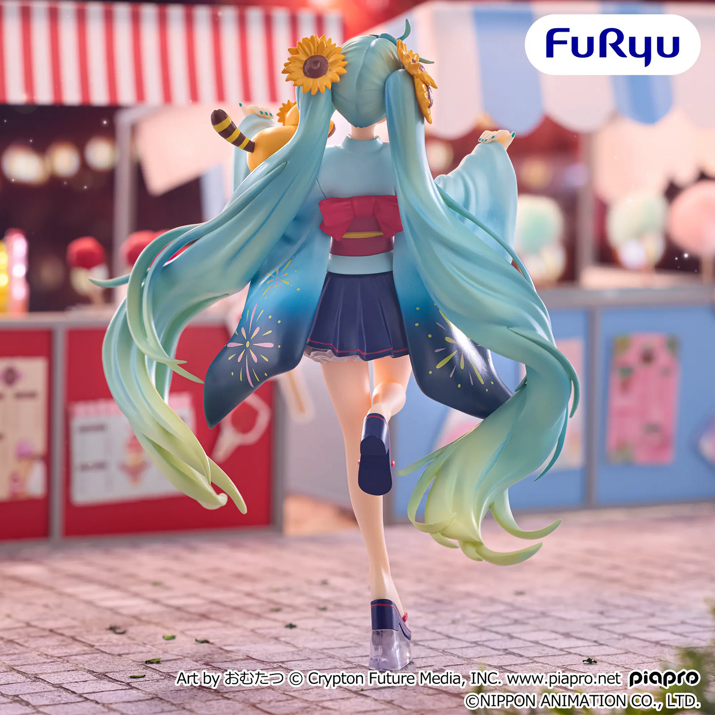 Figurine Vocaloid - Hatsune Miku X Rascal Summer Festival - FuRyu Flo'Kaze