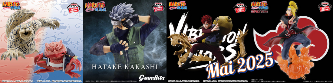 Sorties Mai 2025 - Figurines Naruto