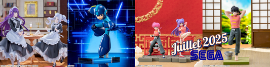 Sorties Figurines Juillet 2025 – Autres Licences Manga Partie 1 : SEGA (Frieren, Ranma 1/2, Mega Man, etc.)