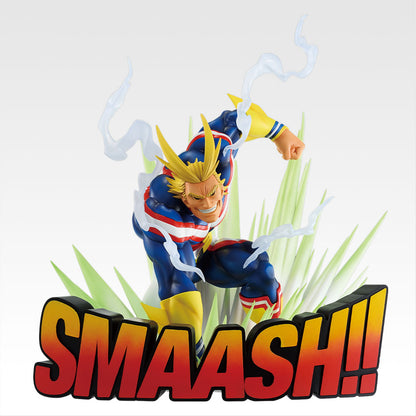 Figurine Vigilante - All Might Logo Ichiban Kuji Vigilante My Hero Academia Illegals Last One - Bandai Flo'Kaze