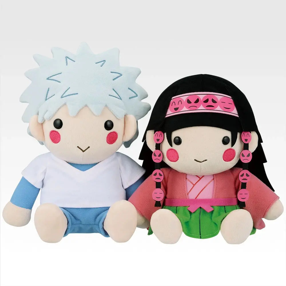 Peluche HunterXHunter - Killua & Alluka Zoldyck Set Ichiban Kuji Zoldyck Family Lot A - Bandai Flo'Kaze