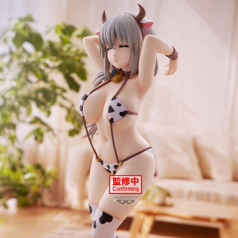 Figurine Uzaki-Chan Wants To Hang Out! - Uzaki Tsuki Glitter & Glamours Ushi Mizugi Ver. - Banpresto Flo'Kaze