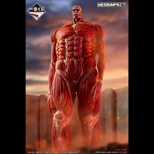 Figurine L'Attaque Des Titans - Colossal Titan Ichiban Kuji Take Down The Beast Titans Last One - Bandai Flo'Kaze