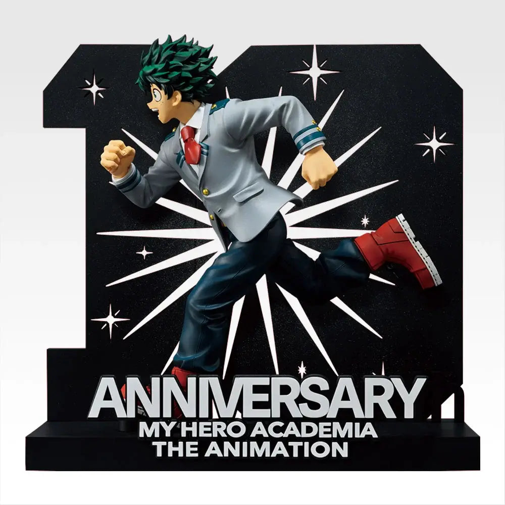 Figurine My Hero Academia - Izuku Midoriya 10th Anniversary Masterlise Ichiban Kuji The Story Of Becoming The Greatest Hero Last One - Bandai Flo'Kaze