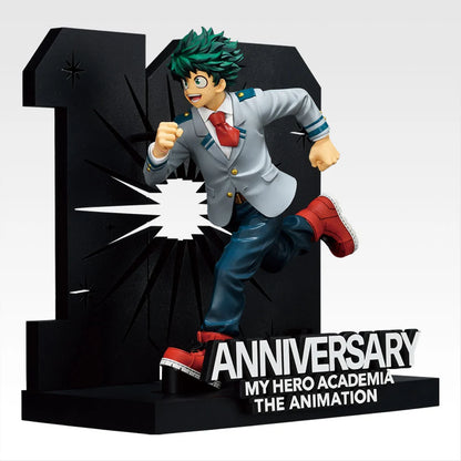 Figurine My Hero Academia - Izuku Midoriya 10th Anniversary Masterlise Ichiban Kuji The Story Of Becoming The Greatest Hero Last One - Bandai Flo'Kaze