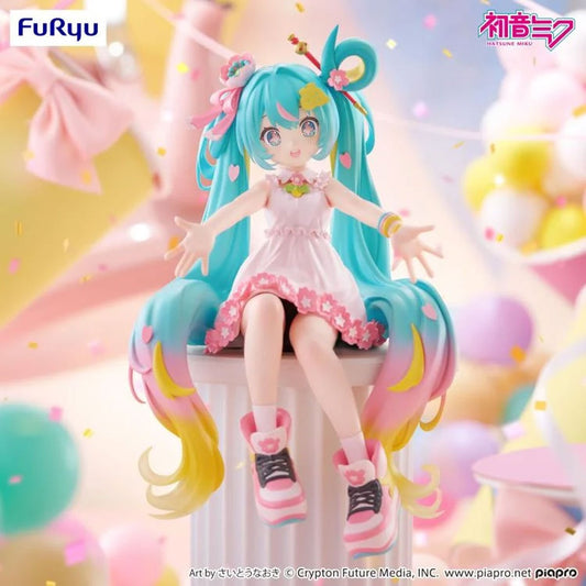Figurine Vocaloid - Hatsune Miku 10th Anniversary Noodle Stopper - FuRyu Flo'Kaze