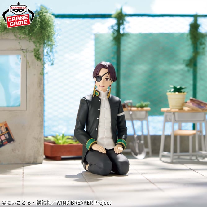 Figurine Wind Breaker - Umemiya Hajime Chatting Time! - Banpresto Flo'Kaze