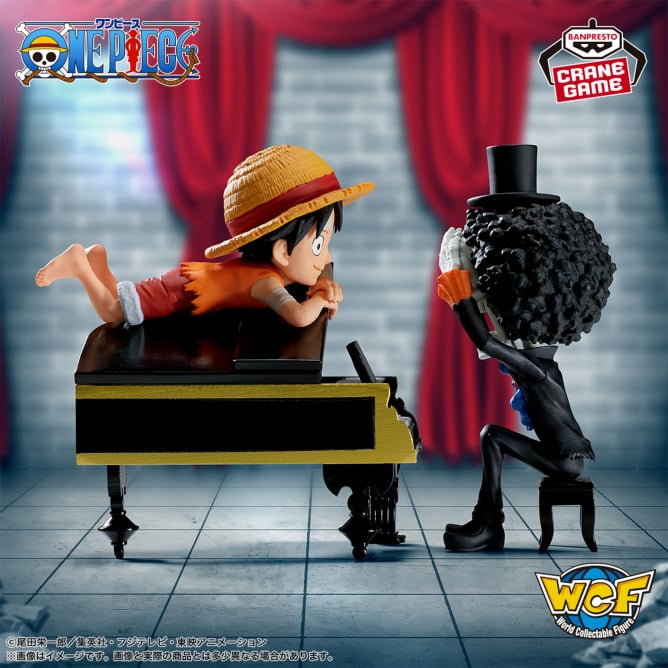 Figurine One Piece - WCF Monkey D. Luffy & Brook Log Stories - Banpresto Flo'Kaze