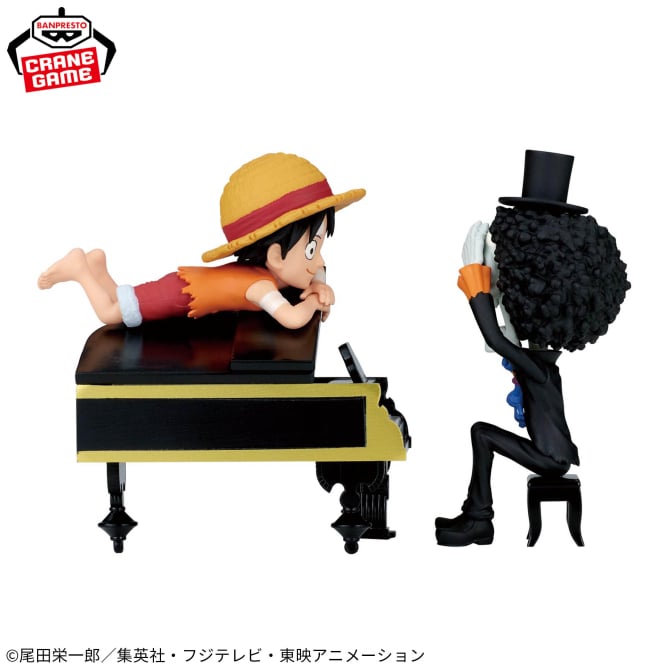 Figurine One Piece - WCF Monkey D. Luffy & Brook Log Stories - Banpresto Flo'Kaze