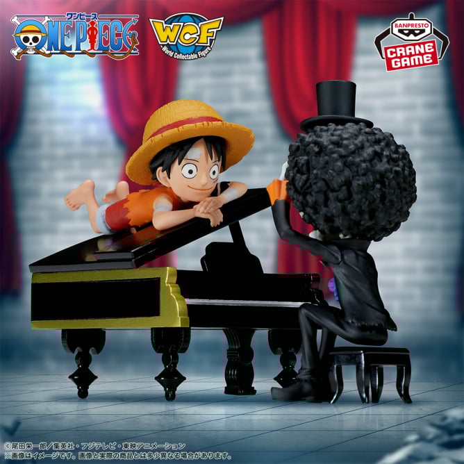 Figurine One Piece - WCF Monkey D. Luffy & Brook Log Stories - Banpresto Flo'Kaze