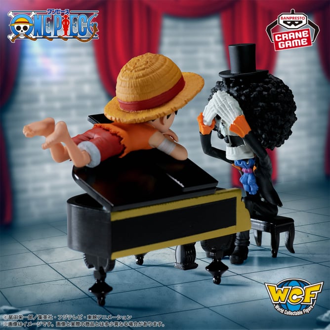Figurine One Piece - WCF Monkey D. Luffy & Brook Log Stories - Banpresto Flo'Kaze
