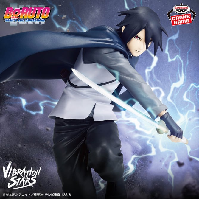 Figurine Boruto : Naruto Next Generations - Sasuke Uchiha Vibration Stars Vol.2 - Banpresto Flo'Kaze