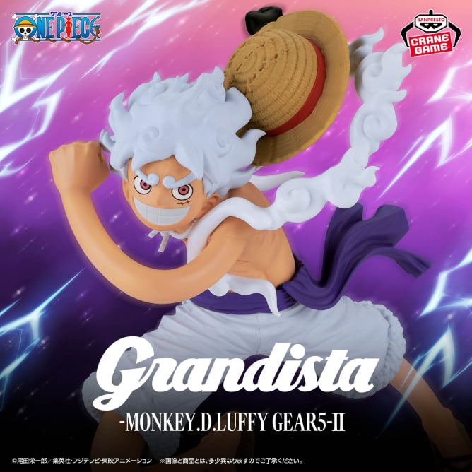 Figurine One Piece - Monkey D. Luffy Gear 5 Grandista II - Banpresto Flo'Kaze