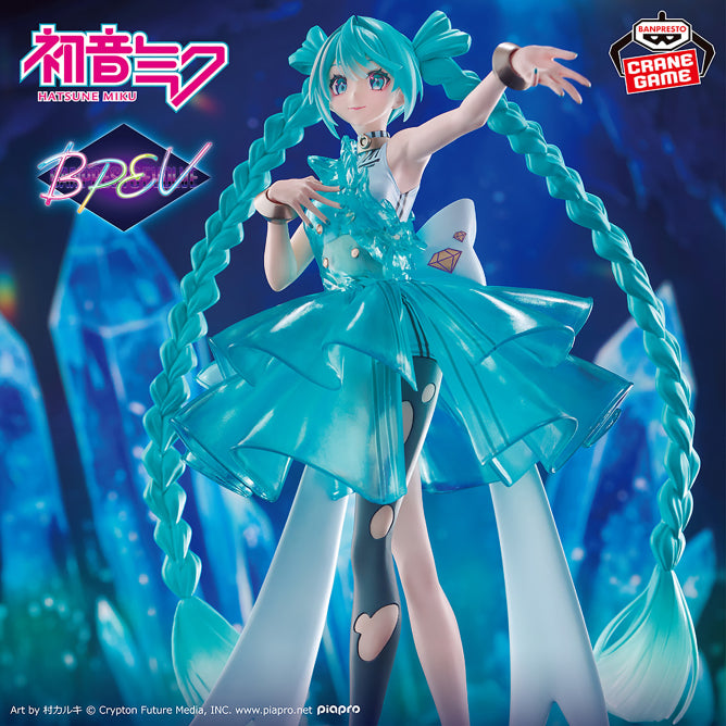 Figurine Vocaloid - Hatsune Miku BPEV Clearluxe Emerald Gem - Banpresto Flo'Kaze