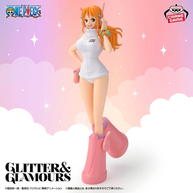 Figurine One Piece - Nami Glitter & Glamours EggHead Ver. - Banpresto Flo'Kaze
