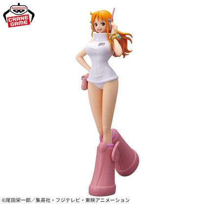 Figurine One Piece - Nami Glitter & Glamours EggHead Ver. - Banpresto Flo'Kaze