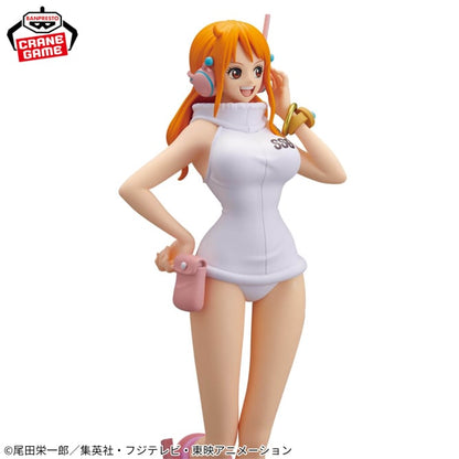 Figurine One Piece - Nami Glitter & Glamours EggHead Ver. - Banpresto Flo'Kaze