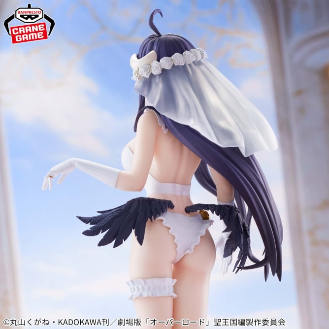 Figurine Overlord - Albedo Glitter & Glamours Wedding Ver. - Banpresto Flo'Kaze