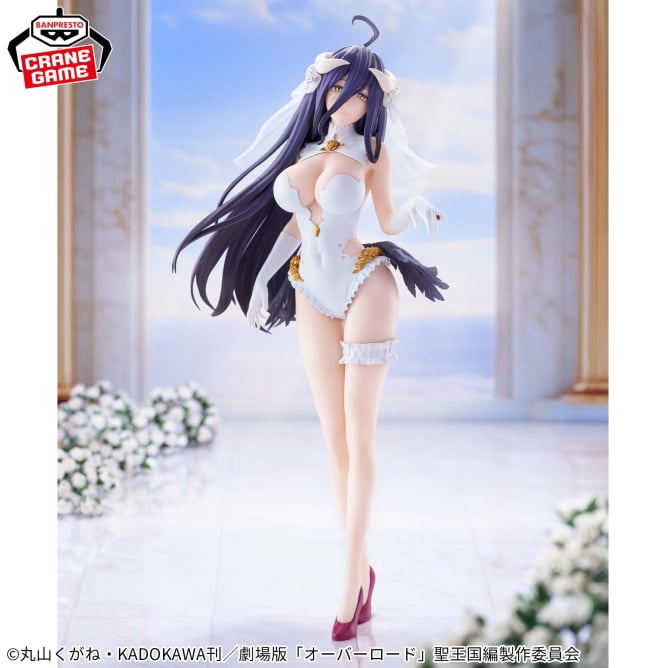 Figurine Overlord - Albedo Glitter & Glamours Wedding Ver. - Banpresto Flo'Kaze