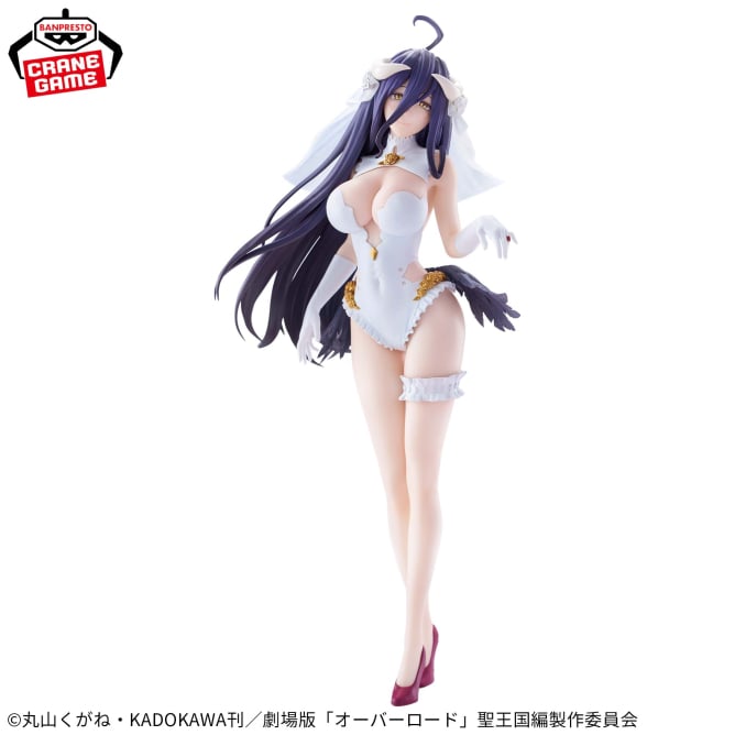 Figurine Overlord - Albedo Glitter & Glamours Wedding Ver. - Banpresto Flo'Kaze