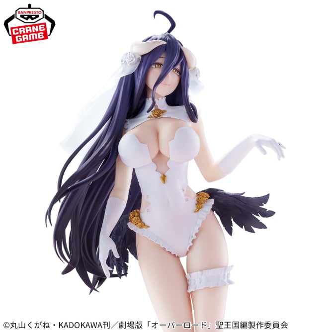 Figurine Overlord - Albedo Glitter & Glamours Wedding Ver. - Banpresto Flo'Kaze