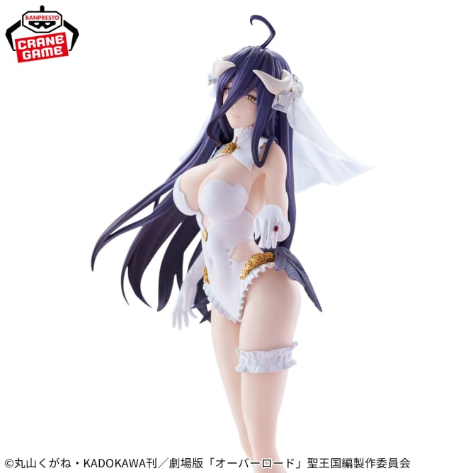 Figurine Overlord - Albedo Glitter & Glamours Wedding Ver. - Banpresto Flo'Kaze