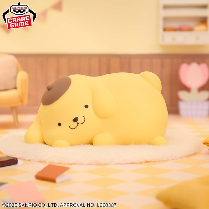 Figurine Sanrio Characters - Pom Pom Purin Sofvimates Relax Ver. - Banpresto Flo'Kaze