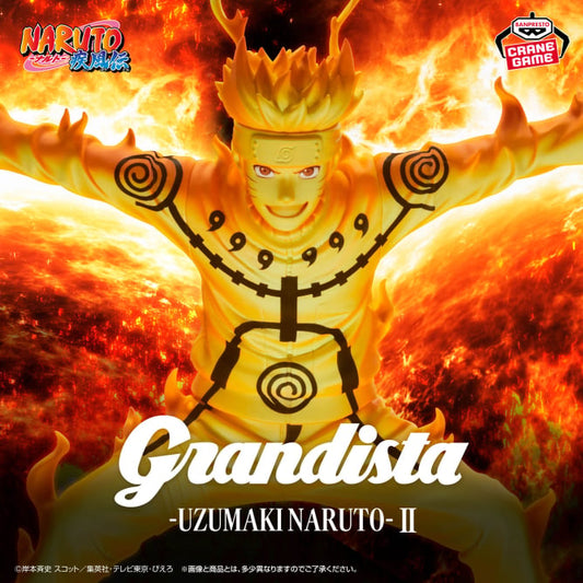 Figurine Naruto Shippuden - Naruto Uzumaki Grandista Vol.2 - Banpresto Flo'Kaze