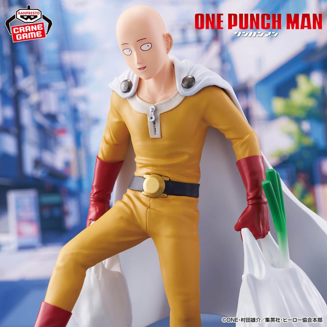 Figurine One Punch Man - Saitama One Punch Life Shopping Ver. - Banpresto Flo'Kaze