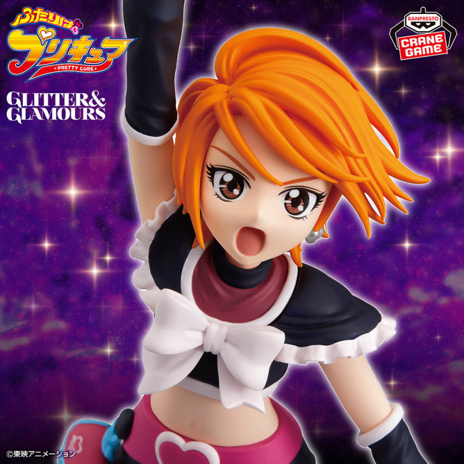 Figurine Futari Wa Pretty Cure - Cure Black Glitter & Glamours - Banpresto Flo'Kaze