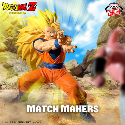 Figurine Dragon Ball Z - Son Goku Super Saiyan 3 Match Makers (VS Majin Buu Pure) - Banpresto Flo'Kaze