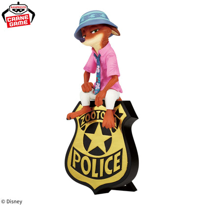 Figurine Zootopia 2 - Nick Wilde Monitor Top - Banpresto Flo'Kaze