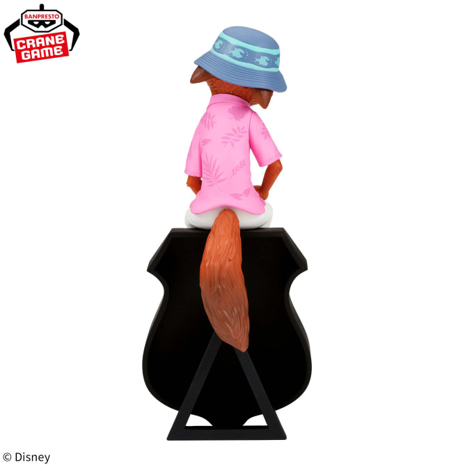 Figurine Zootopia 2 - Nick Wilde Monitor Top - Banpresto Flo'Kaze