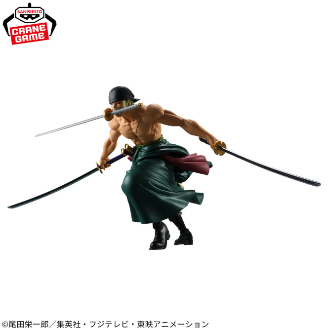 Figurine One Piece - Roronoa Zoro Grandista II - Banpresto Flo'Kaze